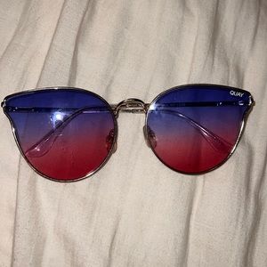 Quay Blue and Pink Sunglasses